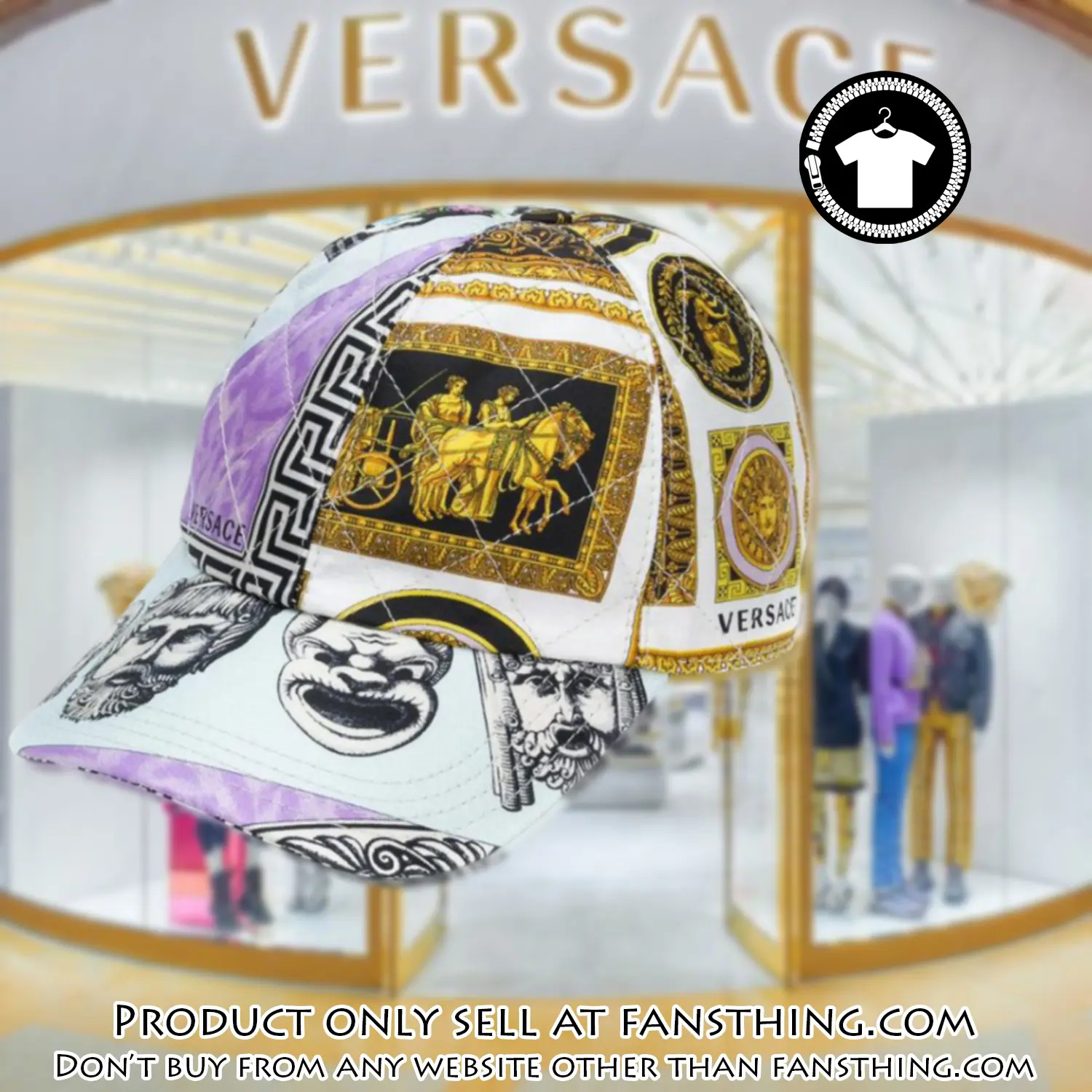Versace luxury cap print 3d trending cap ctc1086 fst5056719